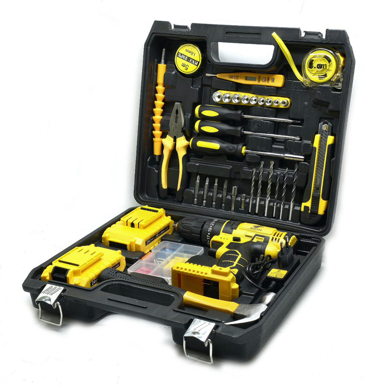 مجموعه 96 عددی دریل پیچ گوشتی شارژی چکشی بوزیل مدل 24V - Image 3