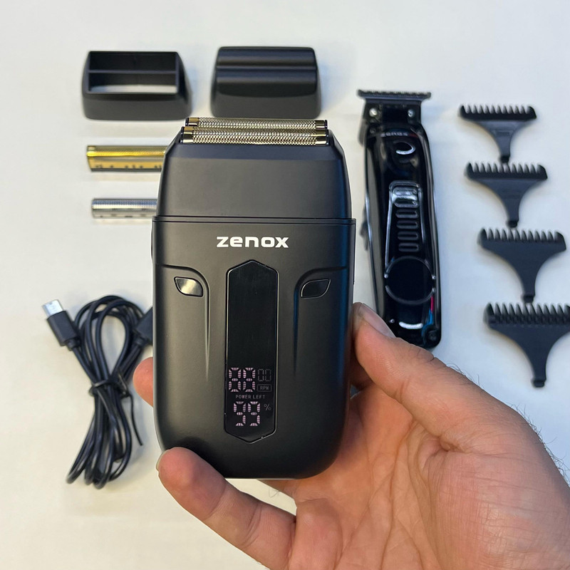 ماشین اصلاح موی صورت و بدن شارژی زیناکس مدل ZX-124 و ماشین اصلاح موی صورت شارژی مدل ZX-311 - Image 2