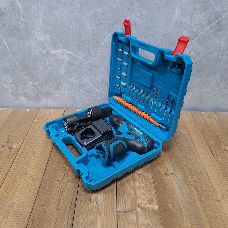 مجموعه 28 عددی دریل پیچ گوشتی شارژی صنعتی ماکیتا مدل MAX کد 02 - Image 6