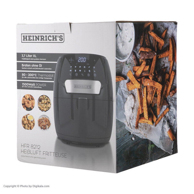 سرخ کن بدون روغن هنریچ مدل Air fryer HRF-8212 - Image 11