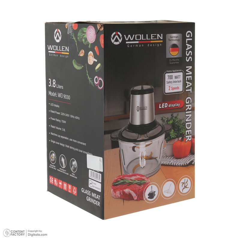 خردکن 3.8 لیتری وولن مدل WO9030 - Image 12