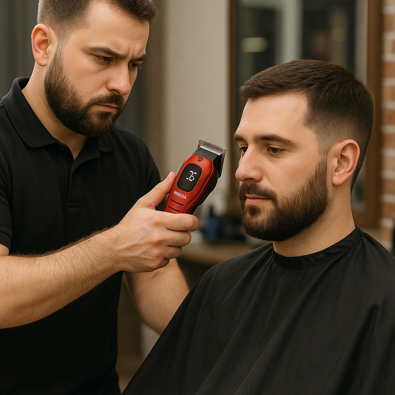 ماشین اصلاح موی سر و صورت شارژی جیمی مدل GM-8046 بسته 2 عددی - Image 10