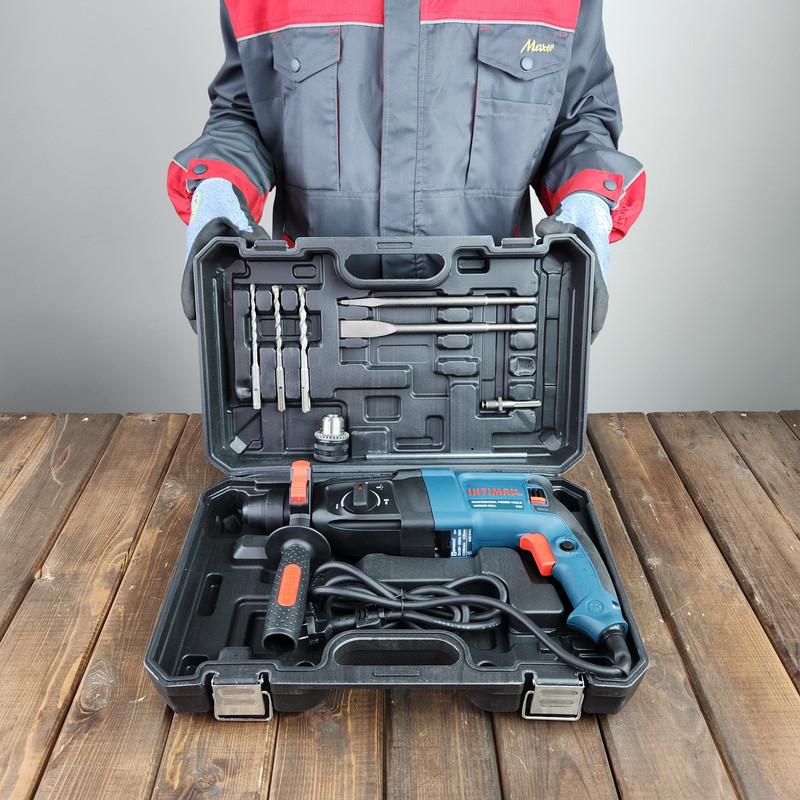 مجموعه 8 عددی دریل بتن کن صنعتی اینتیمکس کد 3000w - Image 2