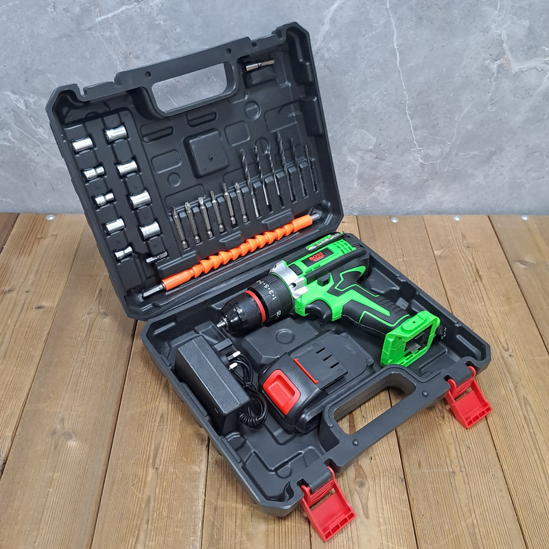 مجموعه 28 عددی دریل چکشی شارژی باس مدل 36VF MAX /LI _ ION کد 1 - Image 5