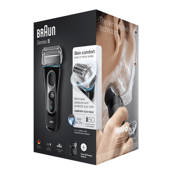 ماشین اصلاح موی صورت شارژی براون مدل 5195CC - Image 2