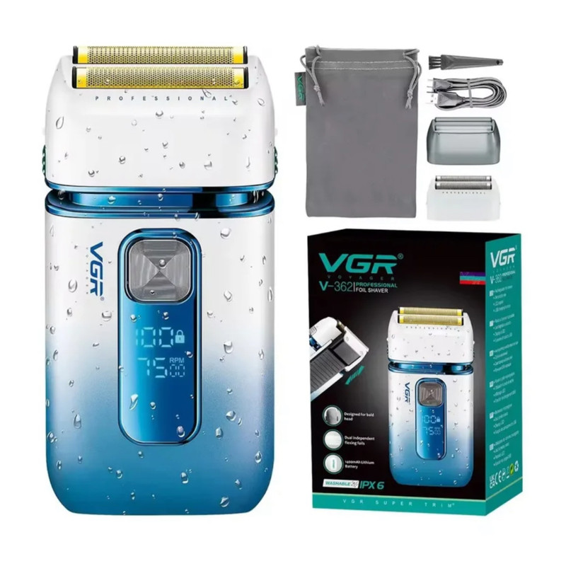 ماشین اصلاح موی سر و صورت وی جی ار مدل V-362 - Image 4