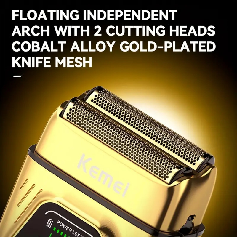 ست ماشین اصلاح موی صورت و بدن شارژی کیمی مدل KM-T360 - Image 4