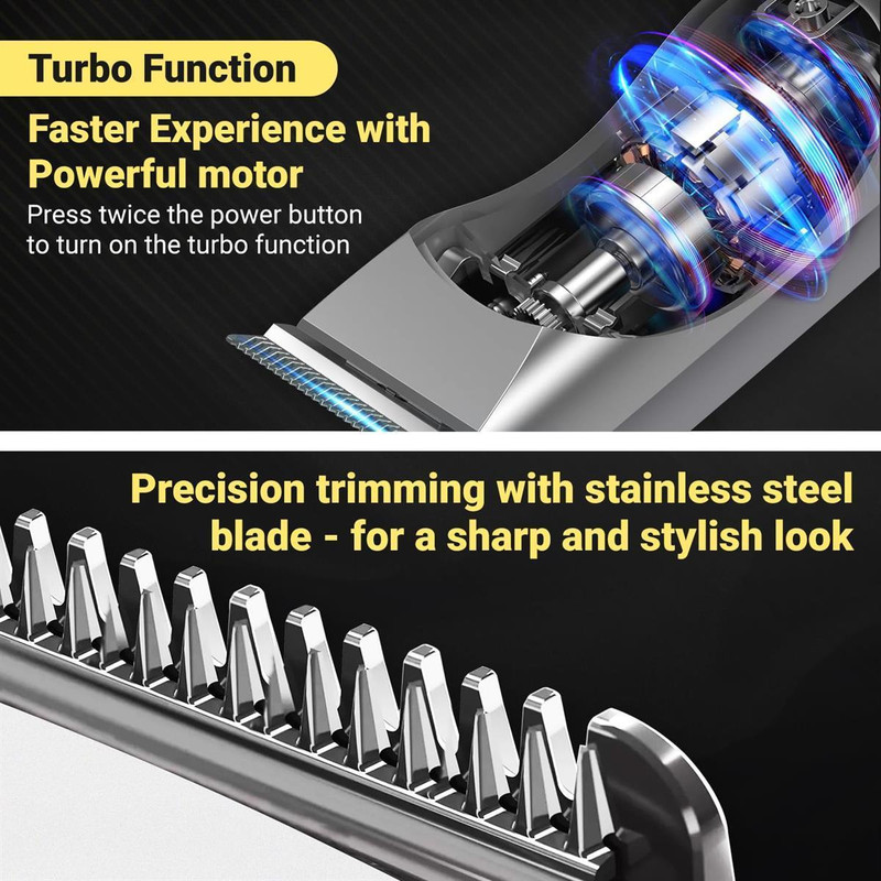 ماشین اصلاح موی صورت و بدن وی جی ار مدل V_290 - Image 4