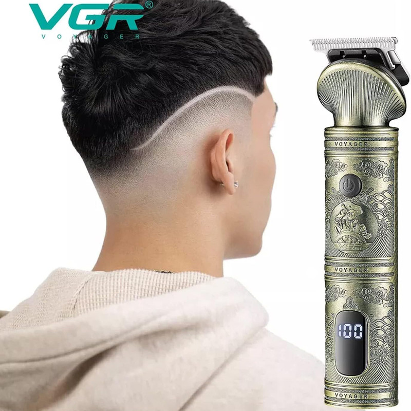 ست ماشین اصلاح موی صورت و بدن وی جی ار مدل V-106 - Image 10
