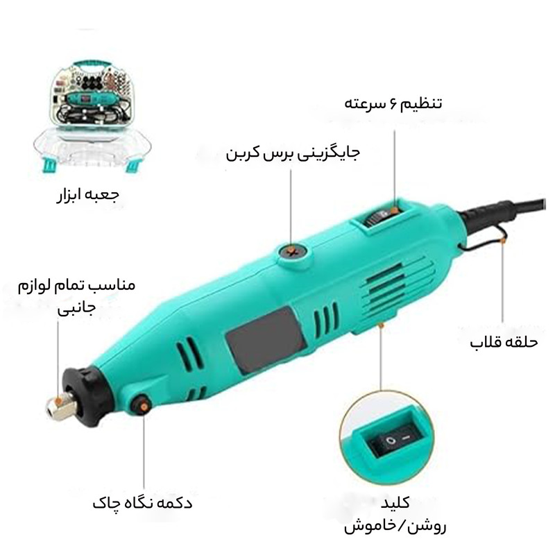 مجموعه 211 عددی فرز انگشتی باس مدل BS_211 - Image 7