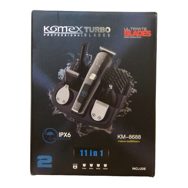 ماشین اصلاح موی صورت و بدن شارژی کومکس مدل KM-8688 - Image 4