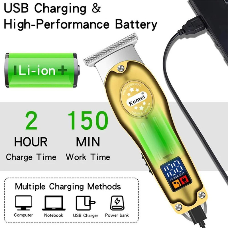 ماشین اصلاح موی صورت کیمی مدل KM-678 - Image 9