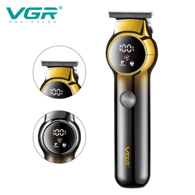 ماشین اصلاح موی سر و صورت شارژی وی جی ار مدل V-989 professional - Image 3