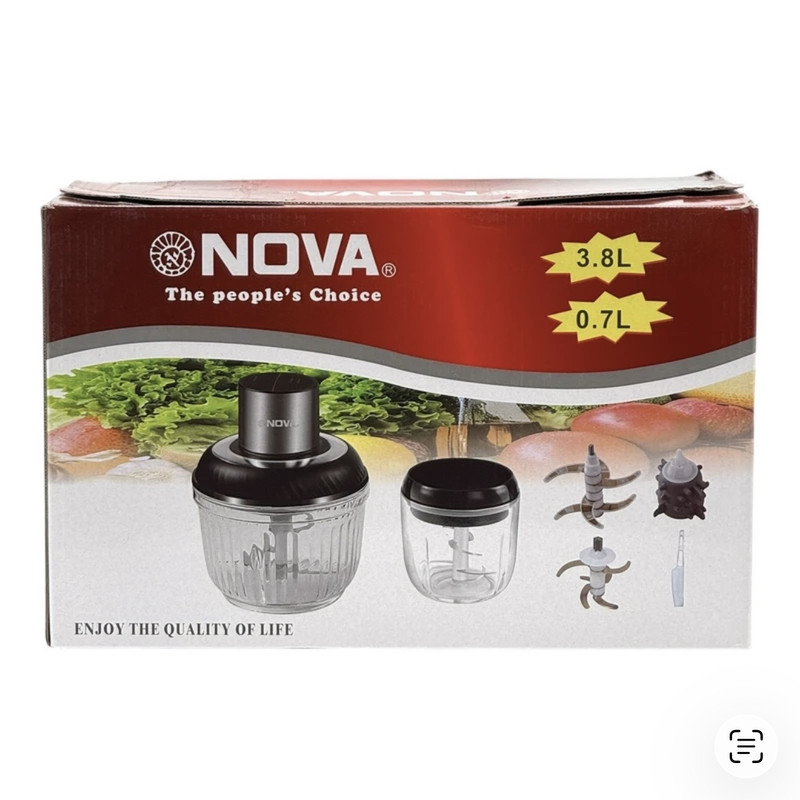 خردکن 3.8 لیتری نوا مدل دو کاسه - Image 7