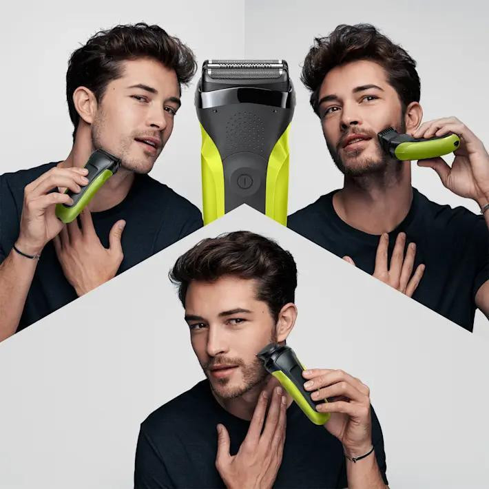 ماشین اصلاح موی صورت براون شارژی مدل S3 300BT - Image 4