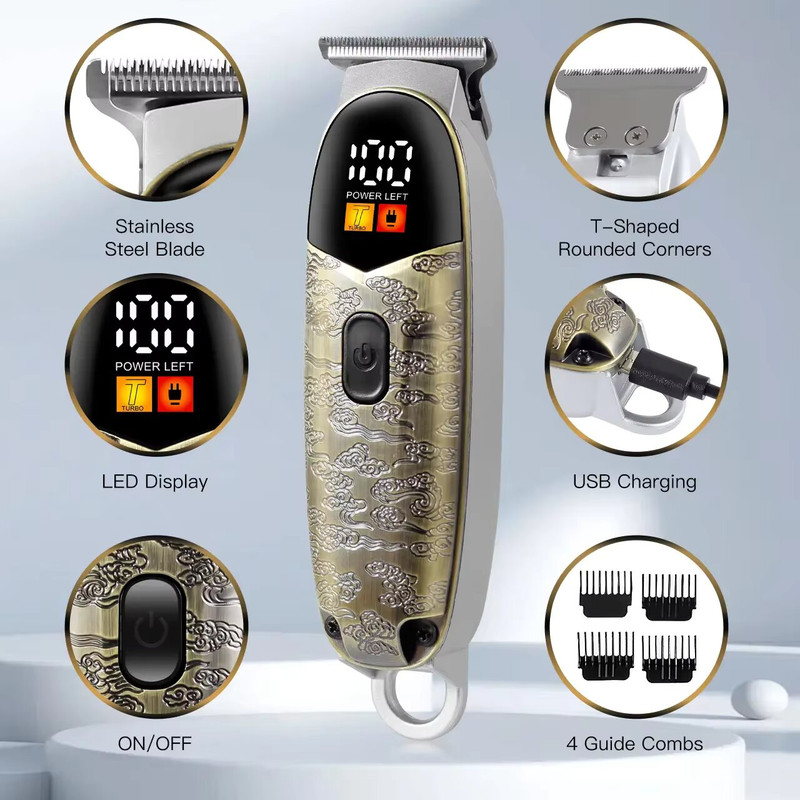 ماشین اصلاح موی سر و صورت شارژی دیناواری مدل D-168 - Image 7