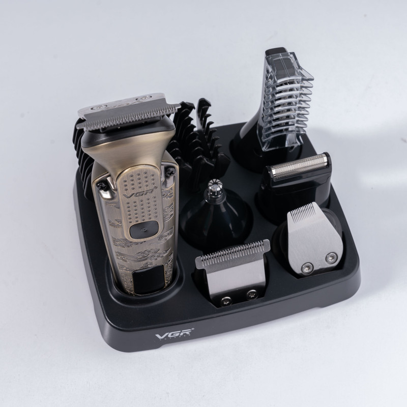 ست ماشین اصلاح موی سر و صورت و بدن وی جی ار مدل V-095 - Image 3