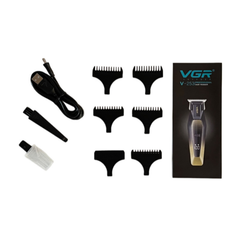 ماشین اصلاح موی سر و صورت شارژی وی جی ار مدل V-253 - Image 3