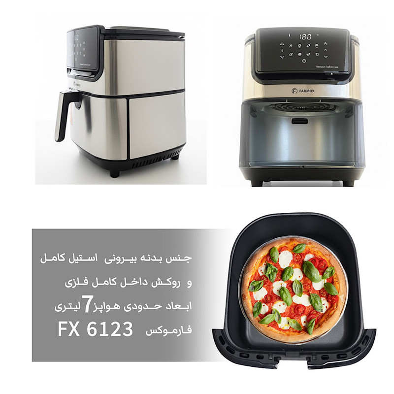 سرخ کن بدون روغن فارموکس مدل FX6123 - Image 6