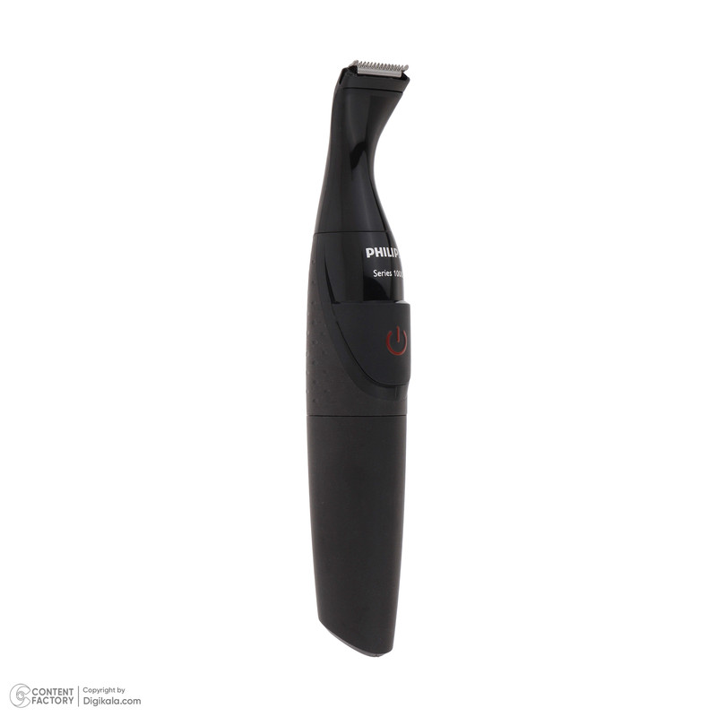 ماشین اصلاح موی صورت و بدن فیلیپس مدل MG1100، اصلاح به صورت تریمر، منبع انرژی باتری AA، تکنولوژی اصلاح به صورت برش مستقیم، به همراه برس تمیز کننده، سه عدد شانه و دو عدد سری، ضد آب و قابل شستشو، جنس تیغه از استیل ضد زنگ - Image 6