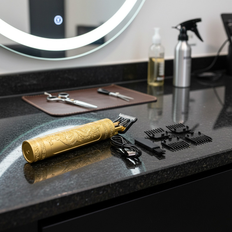 ست ماشین اصلاح موی صورت و بدن برقی وویور مدل Vintage T9 - Image 9