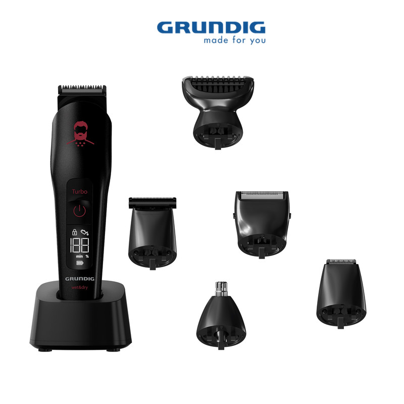 ست ماشین اصلاح موی صورت و بدن شارژی گروندیگ مدل MGK 9030 PRO Version 2025 - Image 5