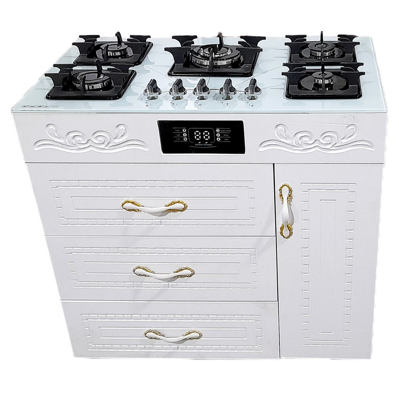 اجاق گاز 5 شعله هاکان مدل سه کشو یک درب - Image 2