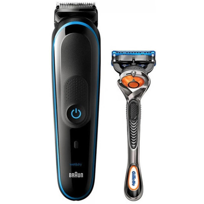 ست ماشین اصلاح موی صورت و بدن شارژی براون مدل MGK 5280، اصلاح به صورت خط زن و صفر زن، منبع انرژی با برق، تکنولوژی اصلاح به صورت برش مستقیم، مدت زمان شارژ 100 دقیقه و مدت زمان استفاده پس از شارژ 100 دقیقه، سری قابل شستوشو، به همراه برس تمیزکننده - Image 2