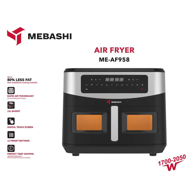 سرخ کن بدون روغن مباشی مدل ME-AF958 - Image 3