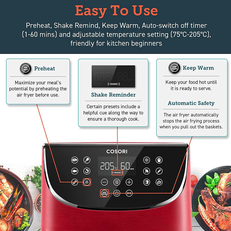 سرخ کن بدون روغن کوزوری مدل CP158-AF - Image 22