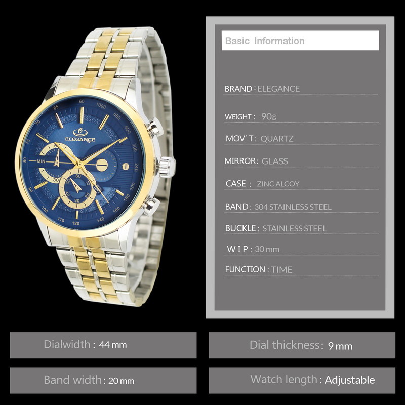 ساعت مچی عقربهای کوارتز مردانه الگانس مدل EMDOAJ4671 - Image 17