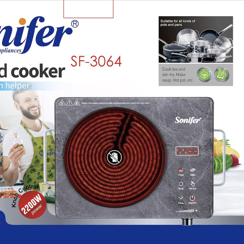 اجاق برقی تک شعله سونیفر کد 3064 - Image 5