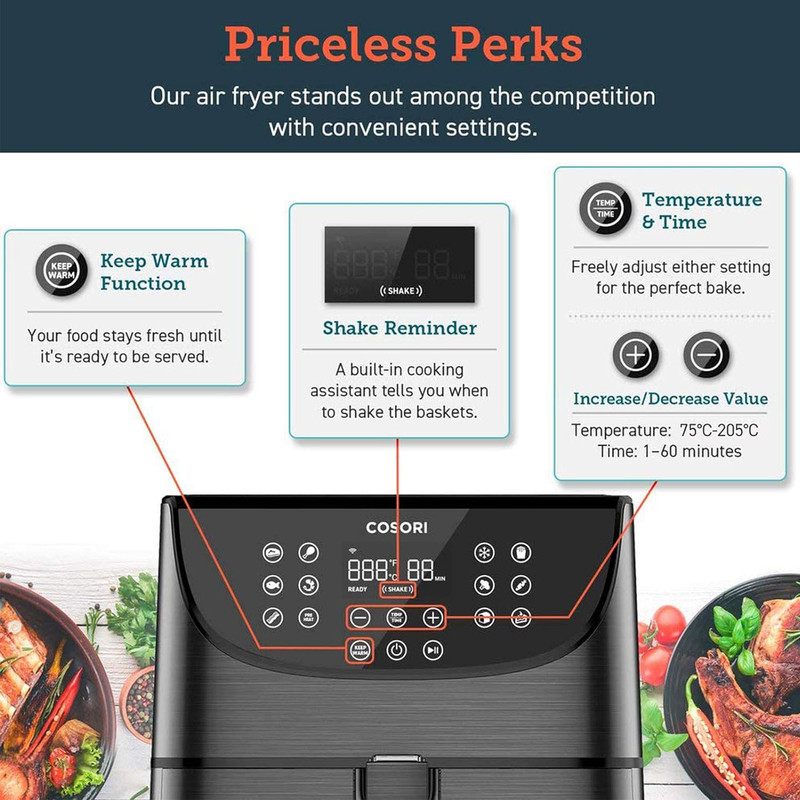 سرخ کن بدون روغن کوزوری مدل CS158-AF - Image 9