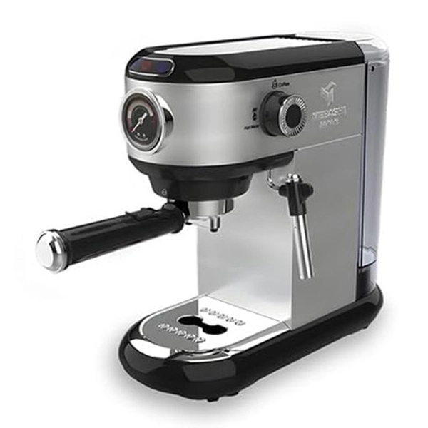 اسپرسوساز مباشی رنگ مشکی مدل 2025 با بدنه استیل