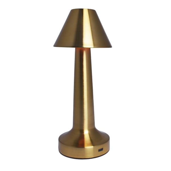 آباژور رومیزی چشمه نور مدل JN9004 طلایی رنگ