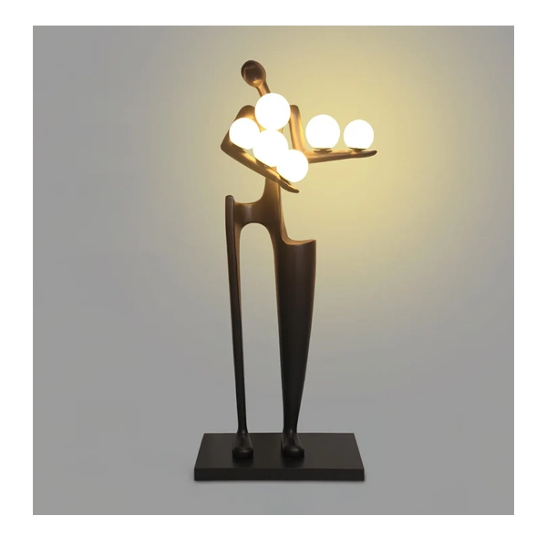 مجسمه فیگور انسان مدل دستان خورشید (کد 9522) دارای 6 چراغ