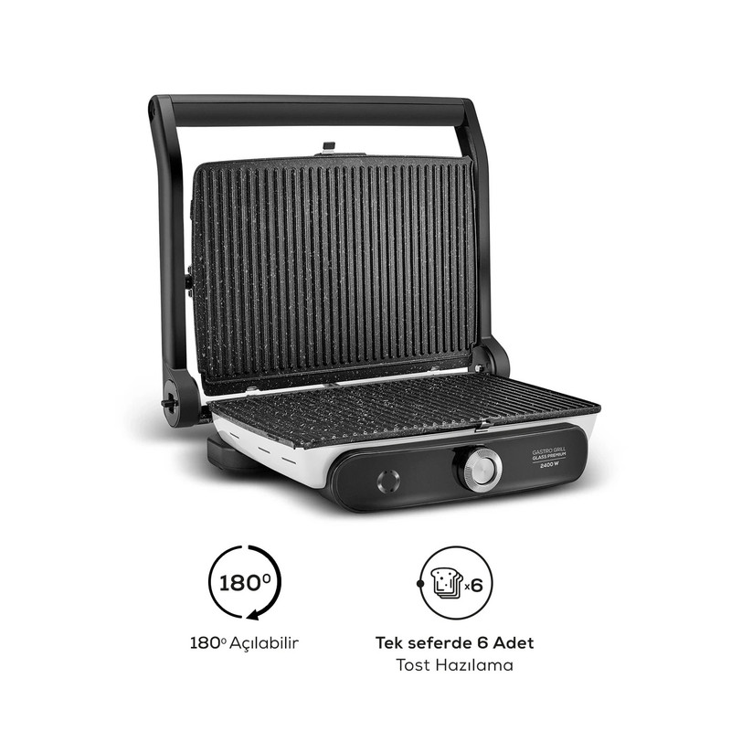 ساندویچ ساز کاراجا مدل Gastro Grill Glass Premium - Image 2