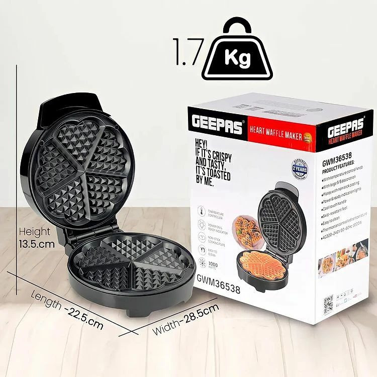 وافل ساز جی پاس مدل GWM36538 - Image 4
