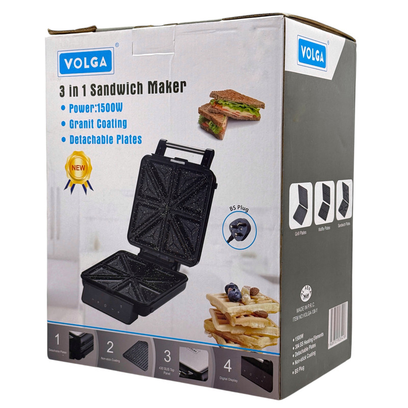 ساندویچساز چهار خانه ولگا مدل 138-Y - Image 5