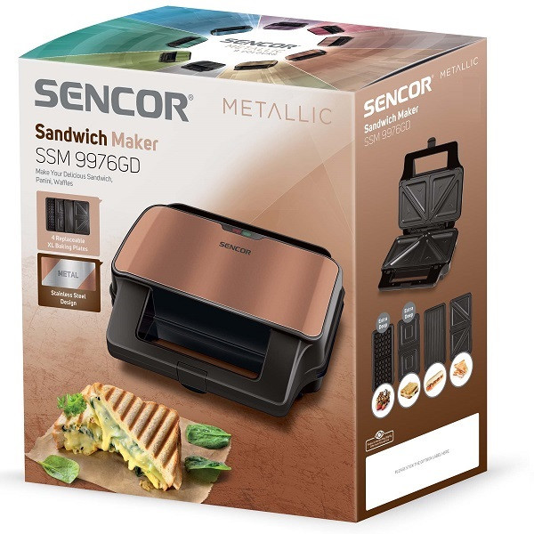 ساندویچ ساز سنکور مدل SSM 9976GD - Image 3