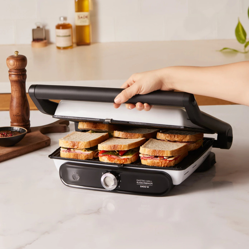 ساندویچ ساز کاراجا مدل Gastro Grill Glass Premium - Image 10
