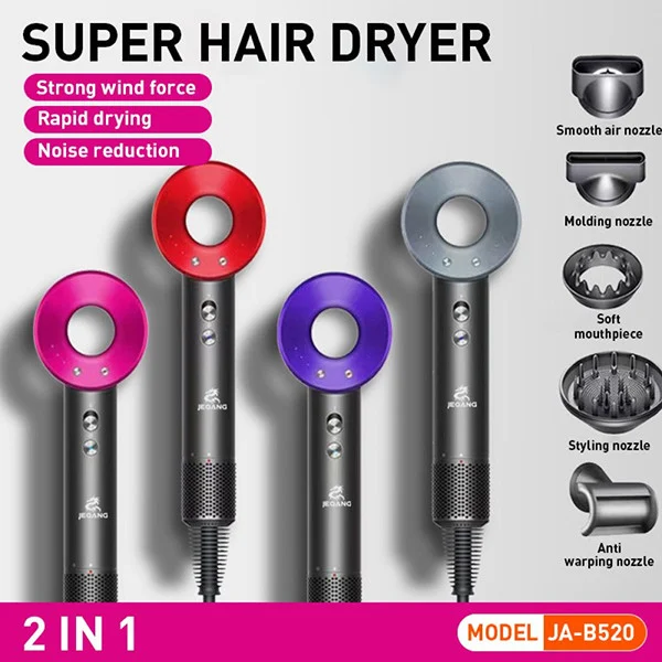 سشوار مسافرتی 1600 وات جکنگ مدل JA-B520 - Image 15