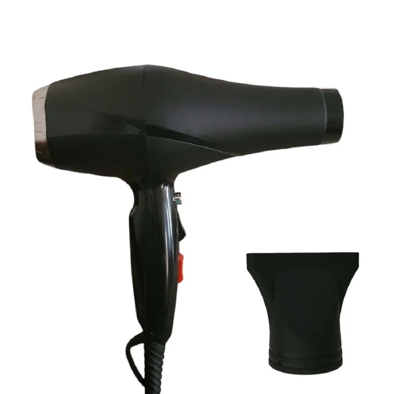 سشوار حرفهای مدل p9000w، موتور AC، توان مصرفی 9000 وات، دارای قابلیت باد سرد، فناوری تولید یون، تعویض سری، طراحی ارگونومیک، با حالت حجمدهنده و صافکننده، وزن 600 گرم، تنظیم حرارت 3 حالته و کنترل سرعت 2 حالته، به همراه سری متمرکزکننده پهن و باریک - Image 3