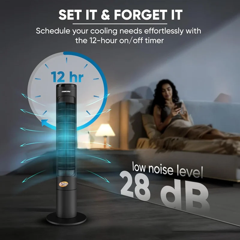 پنکه ایستاده ۴۵ وات نیکای مدل NTOF4001RL - Image 5