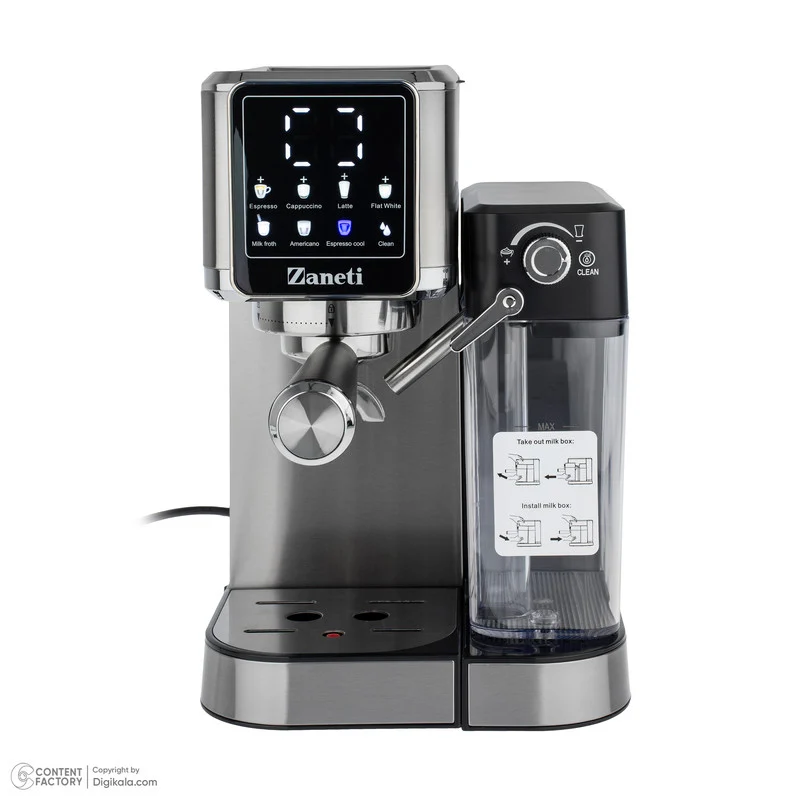 اسپرسو ساز 1000 میلیلیتر زانتی مدل ZZCF-20UT12EMSA - Image 4