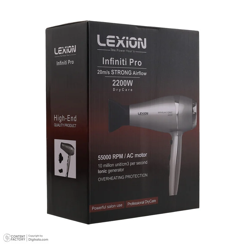 سشوار لکسیون مدل HD-208 - Image 8