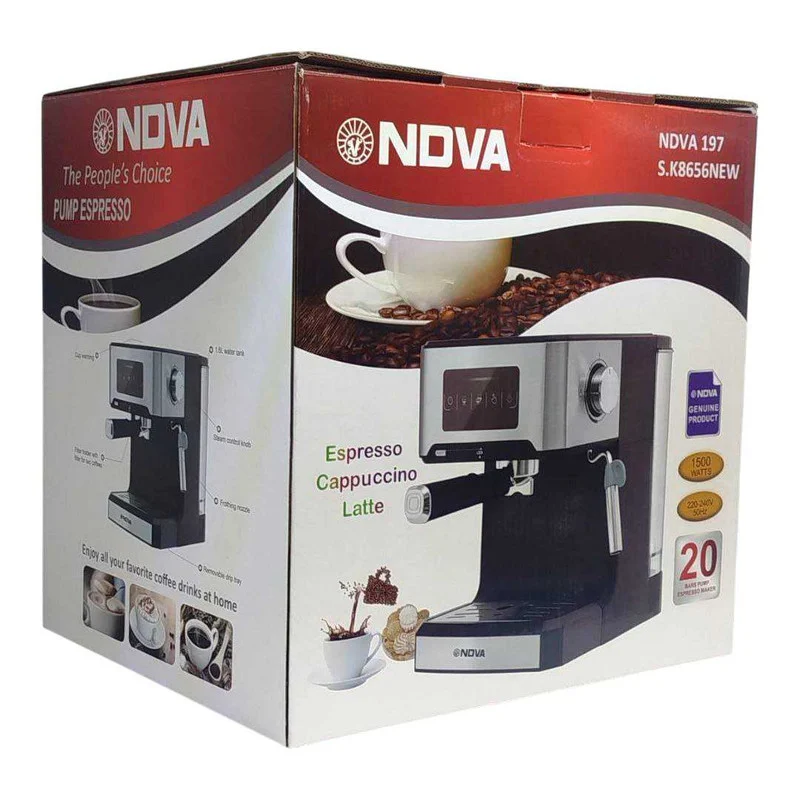 اسپرسو ساز 1600 میلیلیتر نوا مدل NEW کد 197 - Image 3