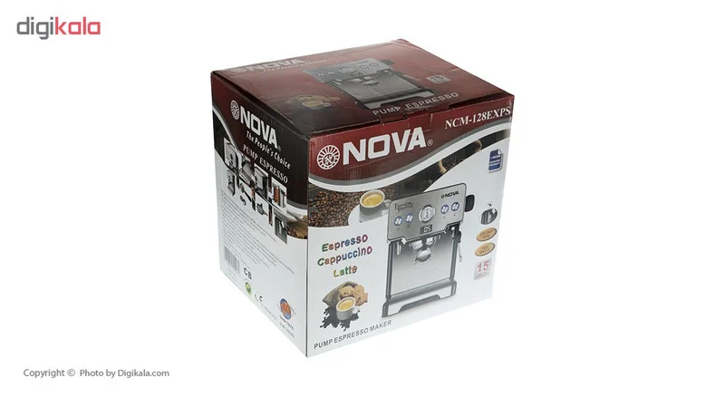 اسپرسوساز نوا مدل NOVA NCM-128EXPS - Image 17
