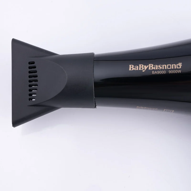 سشوار حرفهای بیبی باس نانو مدل 9000 BA، موتور AC با توان مصرفی 9000 وات، دارای قابلیت تعویض سری، باد سرد و فناوری تولید یون، با حالت صافکننده و حجمدهنده، تنظیم حرارت 3 حالته و کنترل سرعت 2 حالته، به همراه 2 سری متمرکزکننده - Image 8