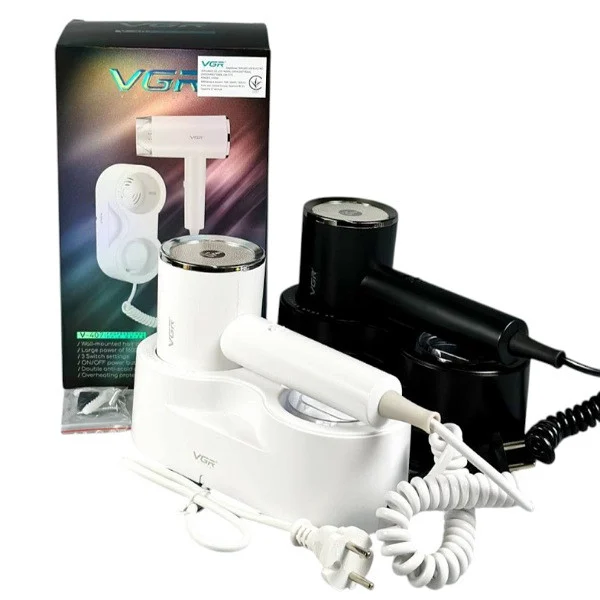 سشوار دیواری 1600 وات وی جی ار مدل V-407 - Image 2